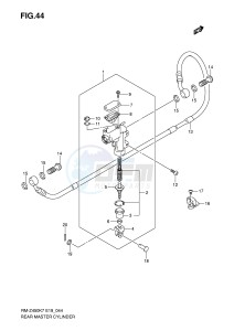 RM-Z450 (E19) drawing REAR MASTER CYLINDER