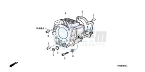 TRX90XD TRX90 Europe Direct - (ED) drawing CYLINDER