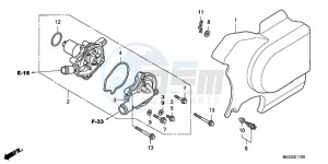 VT750CA9 Korea - (KO / ST) drawing WATER PUMP