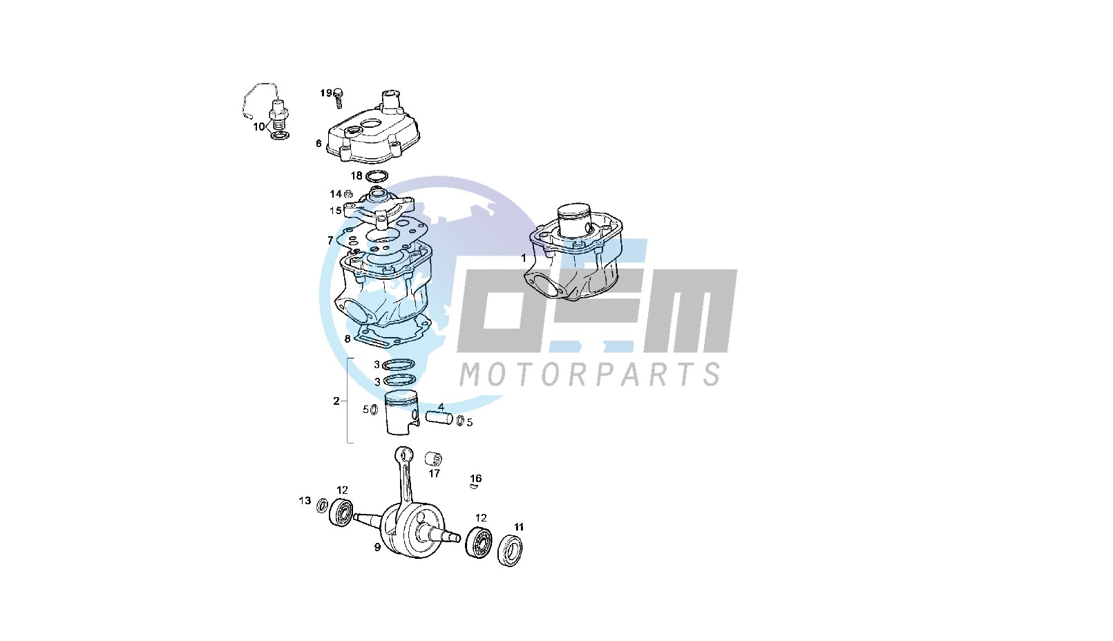 CRANKSHAFT - CYLINDER