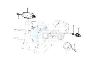 GRANTURISMO 125-200 drawing Starting motor