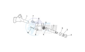 RS 250 drawing Gear control assembly I