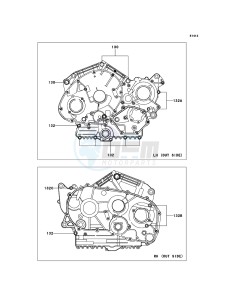 VN900_CLASSIC VN900B9F GB XX (EU ME A(FRICA) drawing Crankcase Bolt Pattern