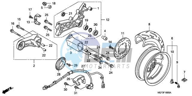 REAR WHEEL