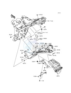 Z300 ER300AFF XX (EU ME A(FRICA) drawing Rear Fender(s)