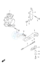 DF 90A drawing Throttle Body