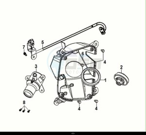 FIDDLE IV 125 (XG12W1-EU) (M0-M3) drawing FRONT INNER TRAY