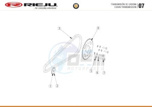 HOBBY-BYE-BIKE-25-KM-H-EURO4-HOLLAND-BLACK 50 drawing CHAIN TRANSMISSION