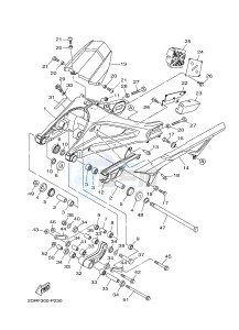 MT-09 TRACER MT09TRA TRACER 900 (2SCE) drawing REAR ARM