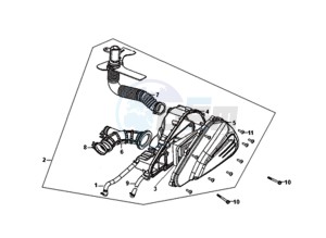 ORBIT III 50 45KMH (L8) EU drawing AIR FILTER