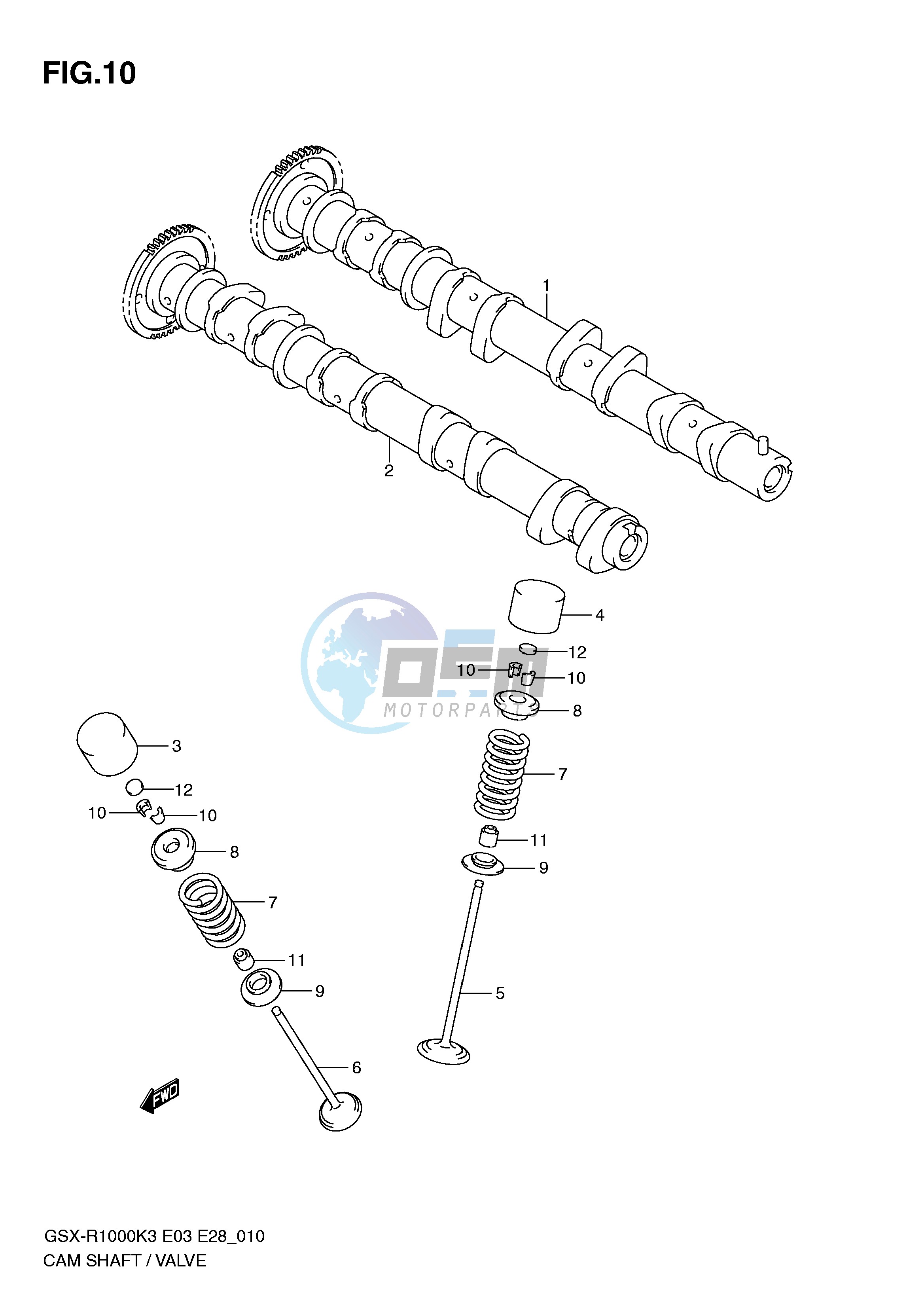 CAM SHAFT - VALVE