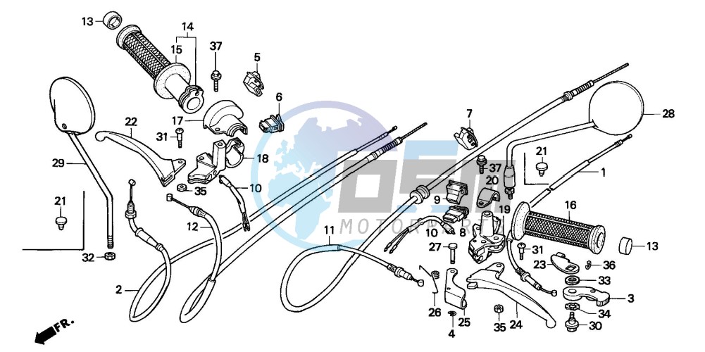 HANDLE LEVER/SWITCH/CABLE