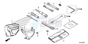 CRF1000AG CRF1000 - Africa Twin - ABS Europe Direct - (ED) drawing TOOL