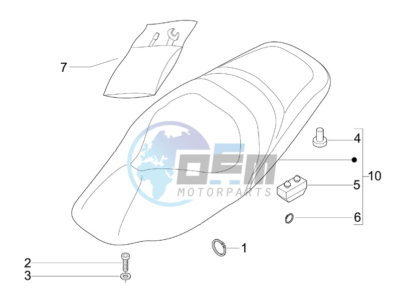 Saddle seats - Tool roll