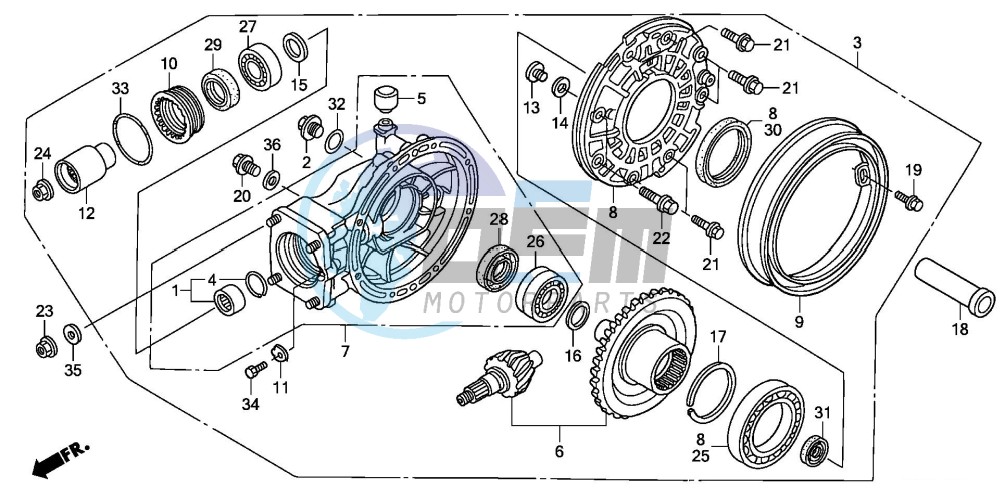 FINAL DRIVEN GEAR (ST1300)