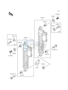 ZR 1100 A [ZR1100 ZEPHYR] (A1-A4) drawing SUSPENSION_SHOCK ABSORBER