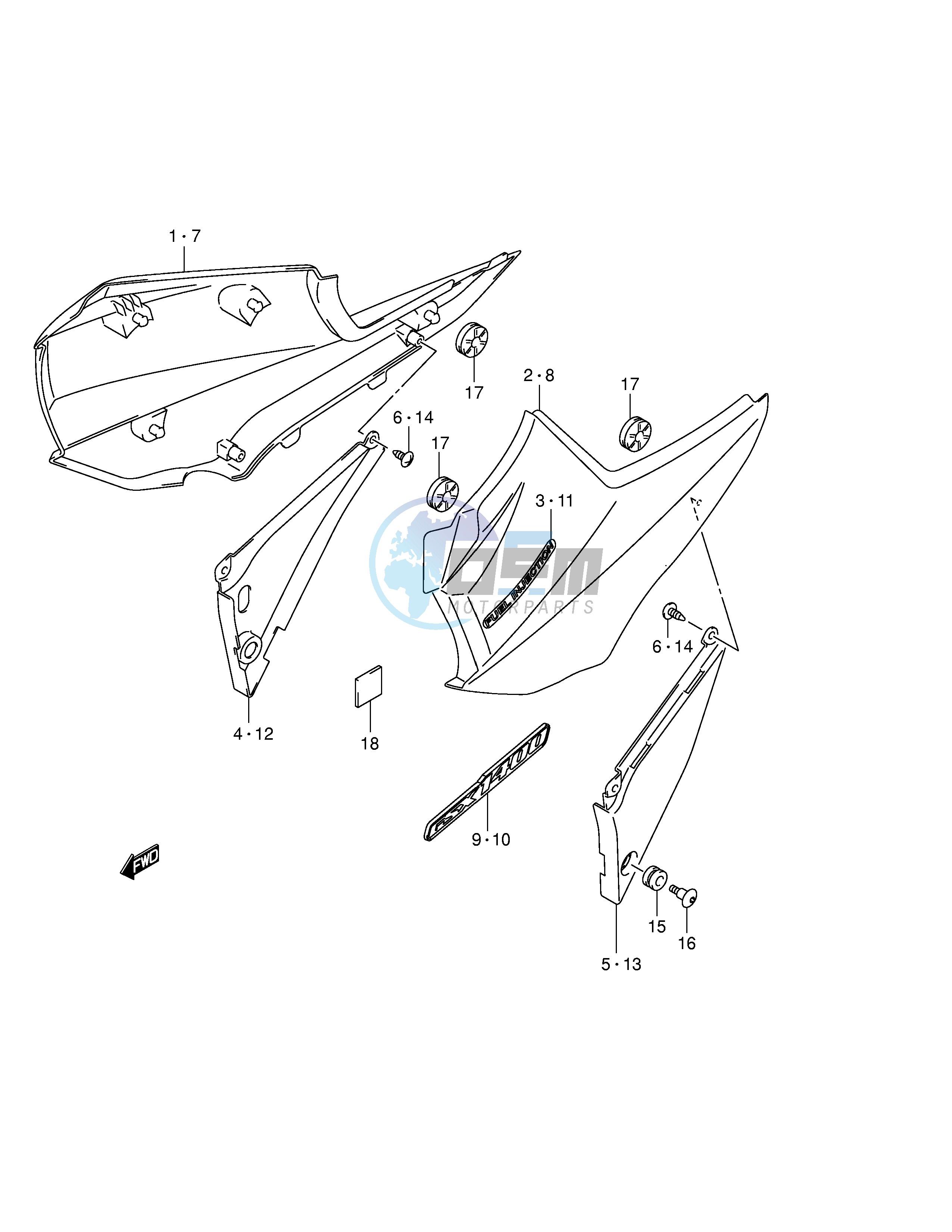 FRAME COVER (MODEL K4 K5)