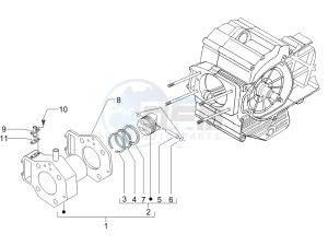 Fuoco 500 e3 800 drawing Cylinder-piston-wrist pin unit