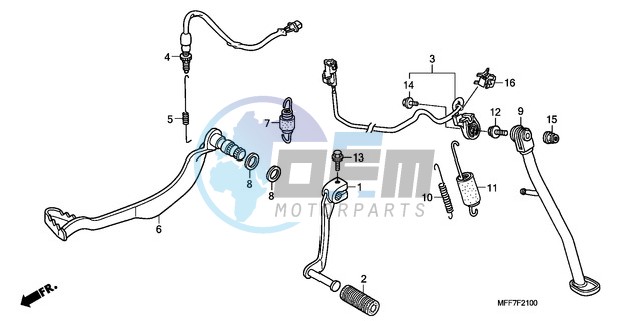 PEDAL/SIDE STAND