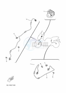 GPD125-A NMAX 125 (BAL3) drawing TAILLIGHT