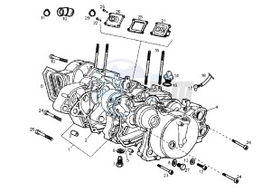 SENDA SM DRD RACING LTD - 50 cc drawing CRANKCASE-COVER