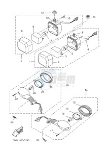 CW50 BOOSTER (5WWN 5WWN) drawing FLASHER LIGHT