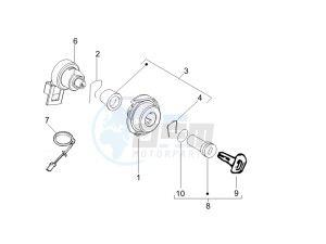 Liberty 125 4t e3 drawing Locks