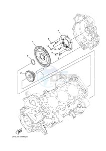 YXZ1000R SS YXZ10YESJ YXZ1000R SS (B0F3) drawing STARTER CLUTCH