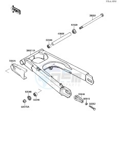 EX 500 A [EX500] (A1-A3) [EX500] drawing SWINGARM