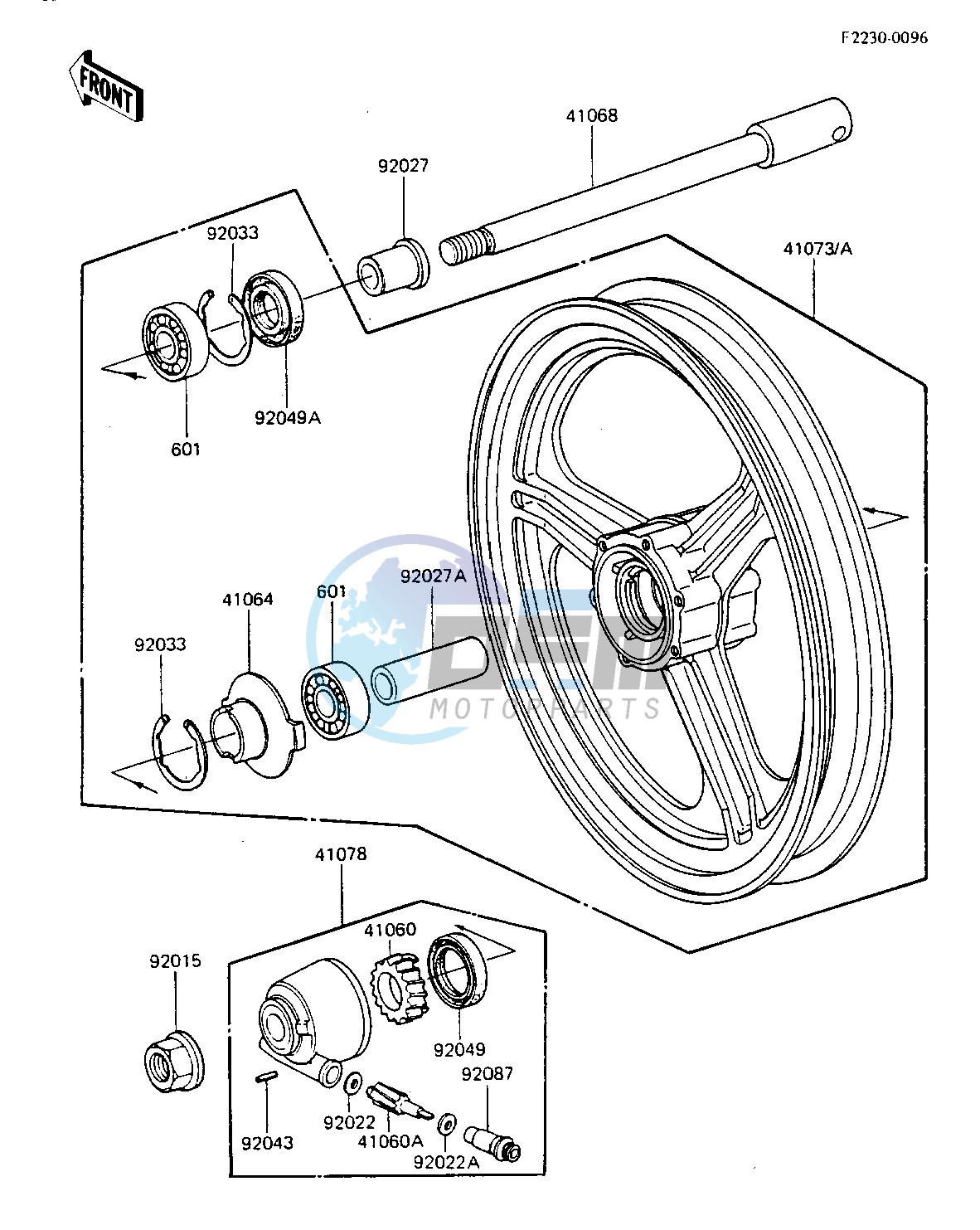 FRONT WHEEL_HUB