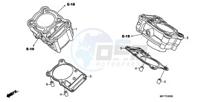 XL700VB drawing CYLINDER