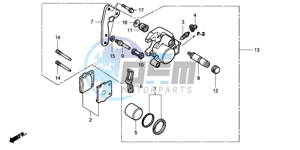 FRONT BRAKE CALIPER