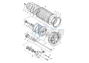 XJR 1300 drawing CLUTCH