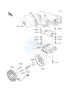 ZX 1000 E [NINJA ZX-10R] (E8F-E9FA) 0E9FA drawing GENERATOR