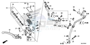 NC750XAE NC750XA Europe Direct - (ED) drawing FR. BRAKE MASTER CYLINDER ( NC700XD/ 750XA/ 750XD)