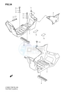 LT-Z90 (P28-P33) drawing FOOTREST GUARD