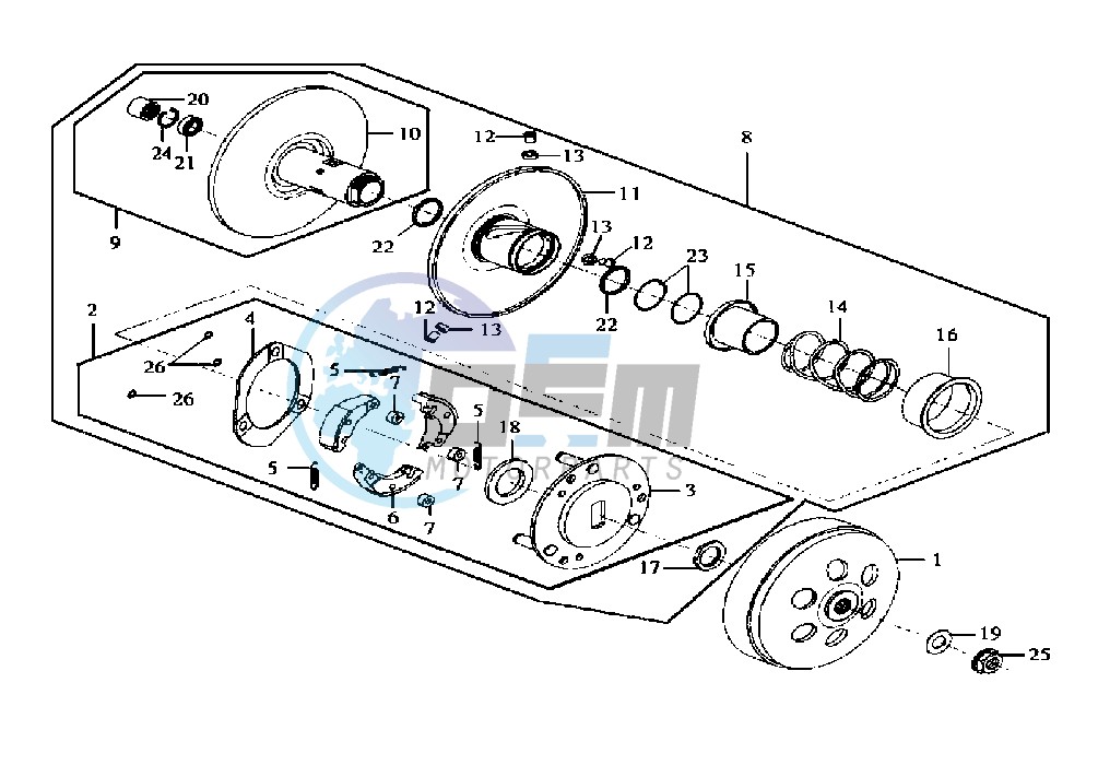 DRIVEN PULLEY