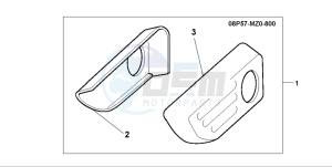 GL1500C F6C drawing CHRM SW.PIV.COVER