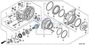 GL1800A UK - (E / MKH) drawing FINAL DRIVEN GEAR