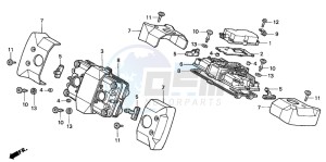 VF750C2 drawing CYLINDER HEAD COVER