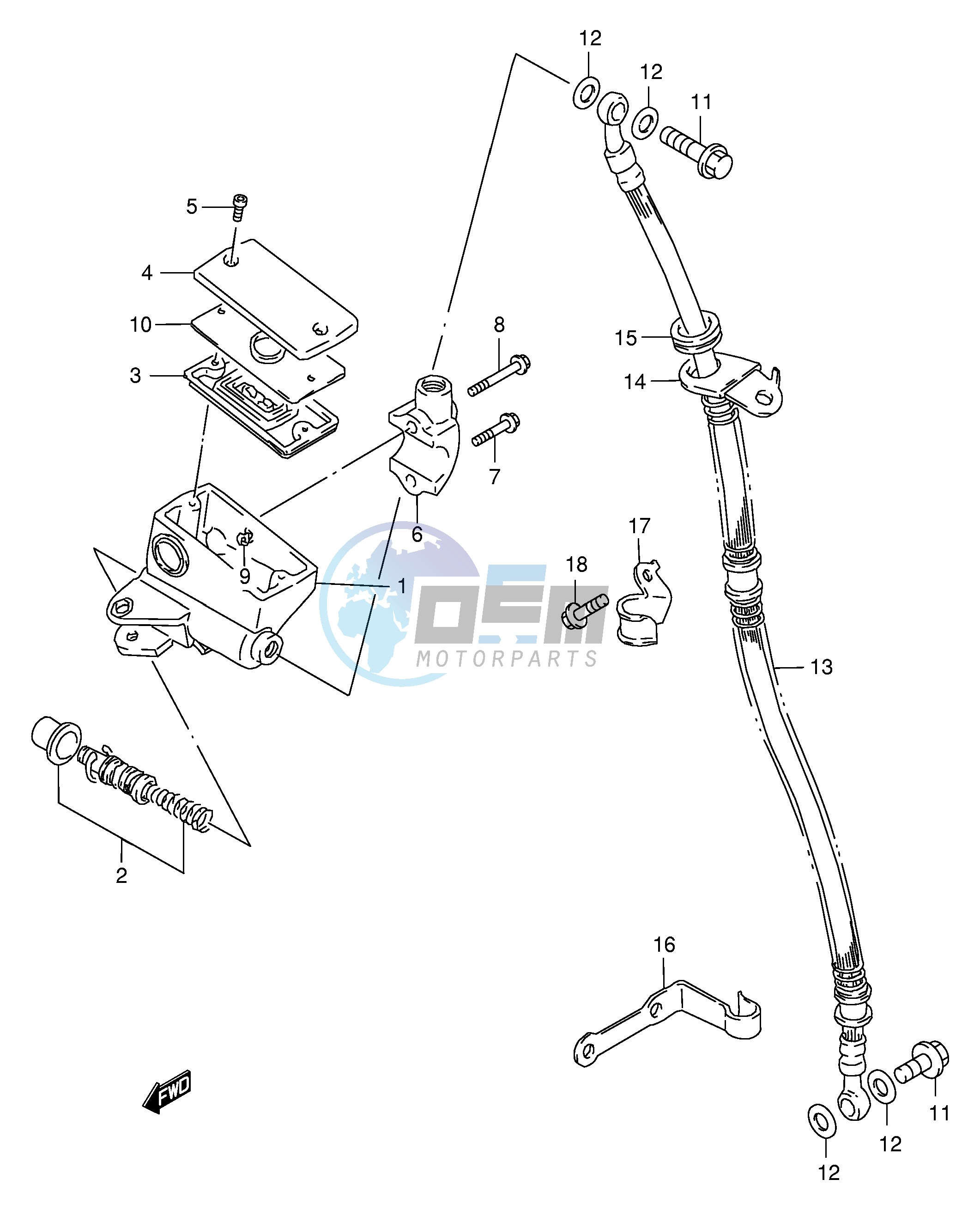 FRONT MASTER CYLINDER