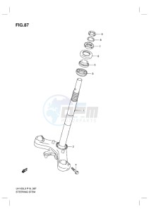 UH125ZE BURGMAN EU drawing STEERING STEM