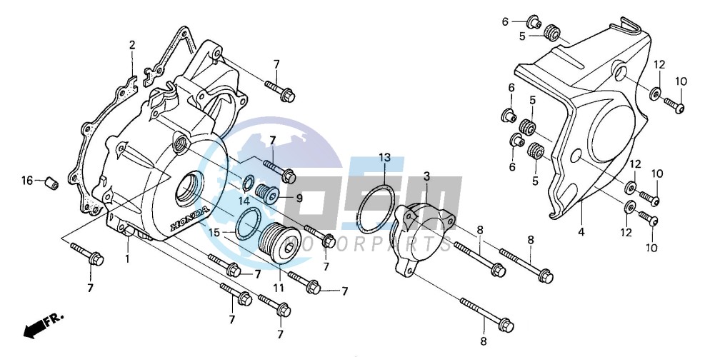 LEFT CRANKCASE COVER