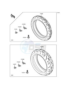 Z800 ABS ZR800BGF FR GB XX (EU ME A(FRICA) drawing Tires