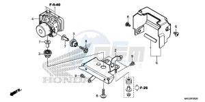 CMX500AH UK - (E) drawing ABS MODULATOR