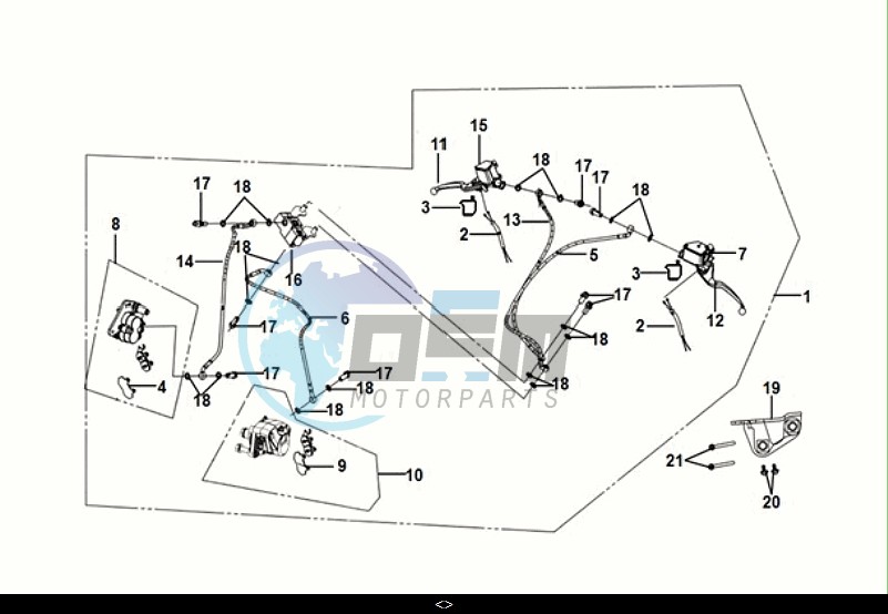 CBS BRAKE SYSTEM ASSY