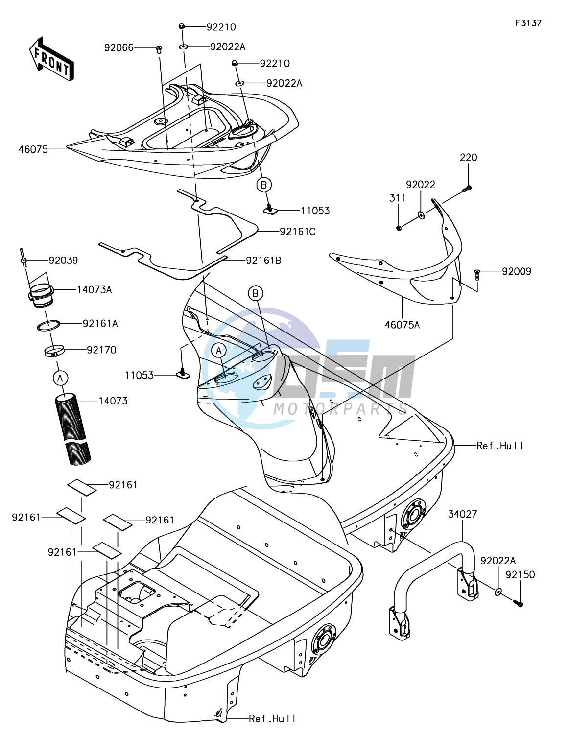 Hull Rear Fittings