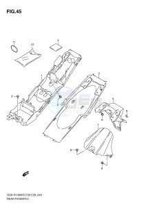 GSX-R1000 (E3-E28) drawing REAR FENDER