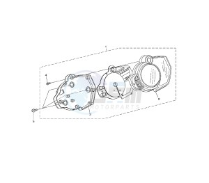 YZF R1 1000 drawing METER