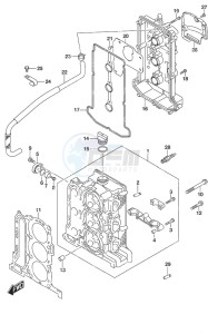 DF 40A drawing Cylinder Head